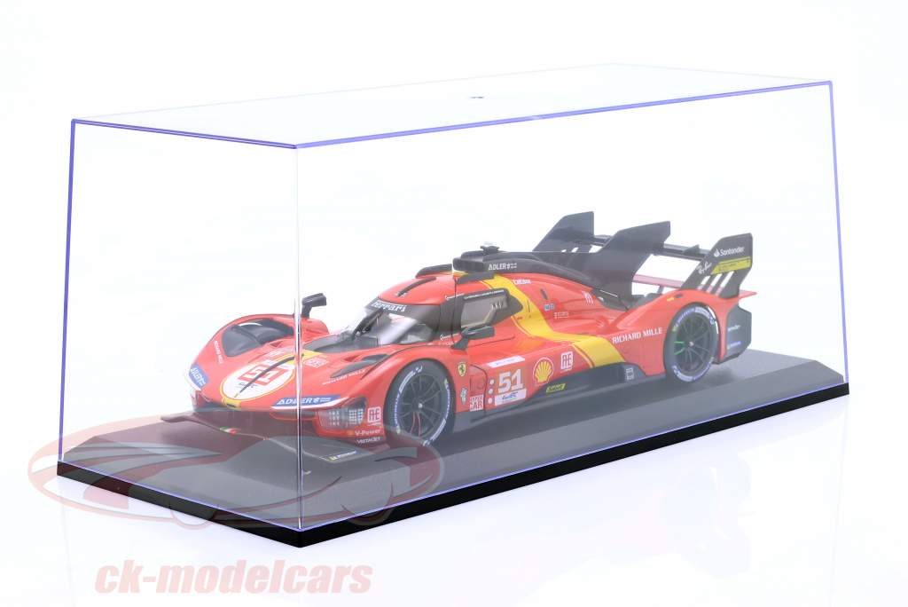 Triple9 Acryl-Einzelvitrine für Modellautos im Maßstab 1:18 "black base"