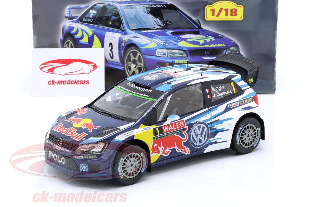 Altaya 1:18 Volkswagen VW Polo WRC #1 winner rally Wales
