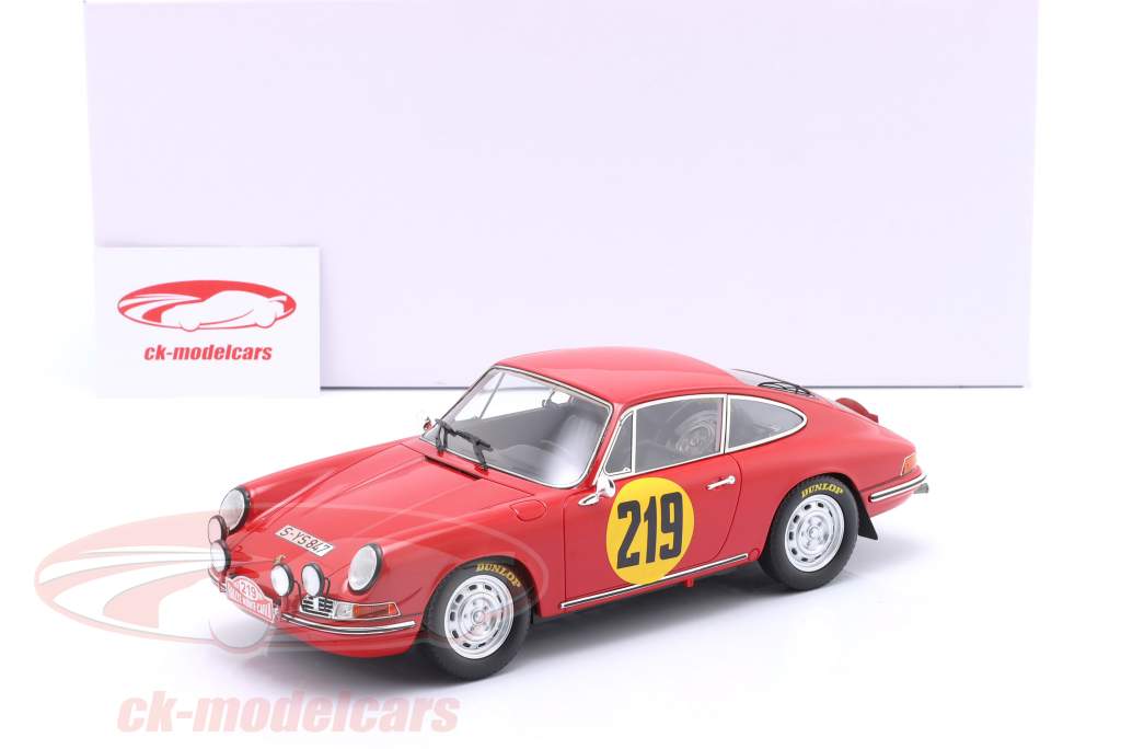 Porsche 911 S #219 3 Rallye Monte Carlo 1967 Elford, Stone 1:18 Matrix