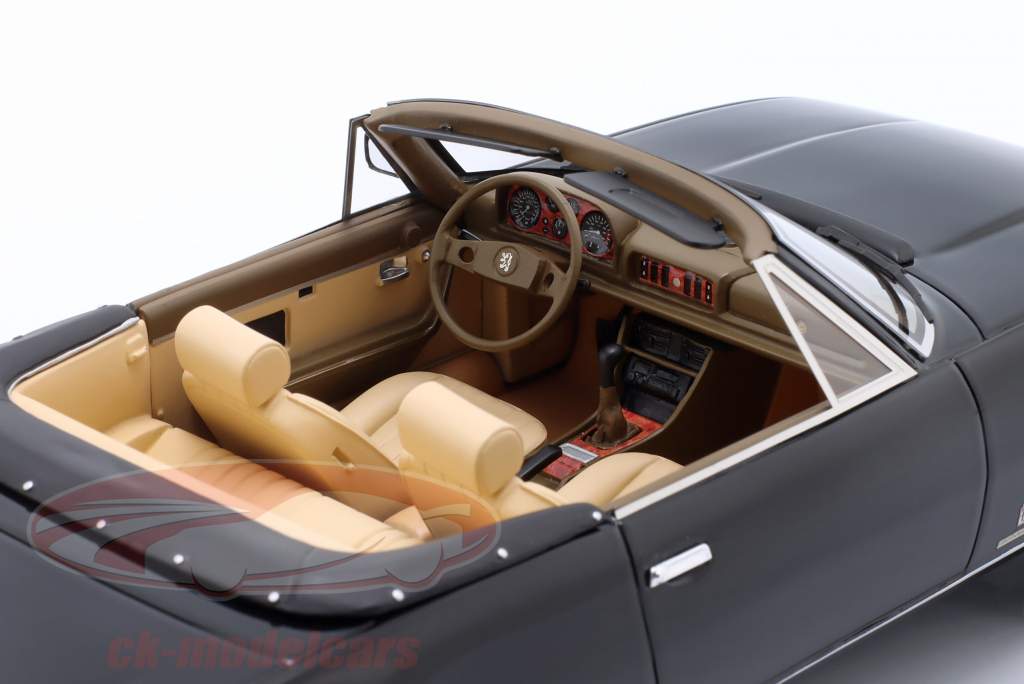 Peugeot 504 Cabriolet Année de construction 1983 noir 1:18 Cult Scale