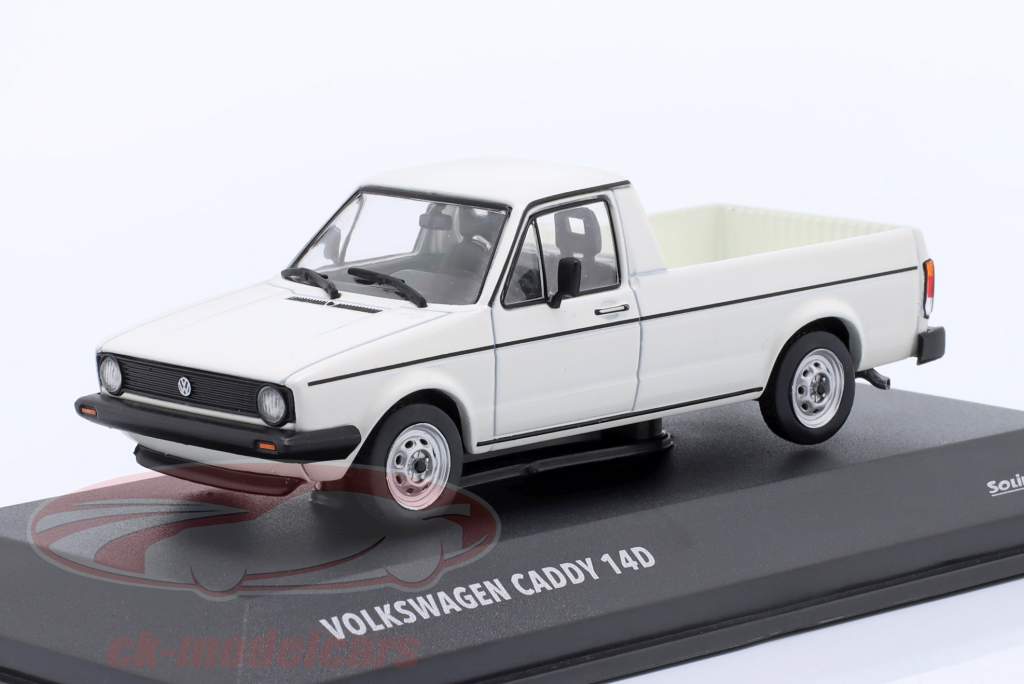 Volkswagen VW Caddy (14D) Pick-Up bianco 1:43 Solido