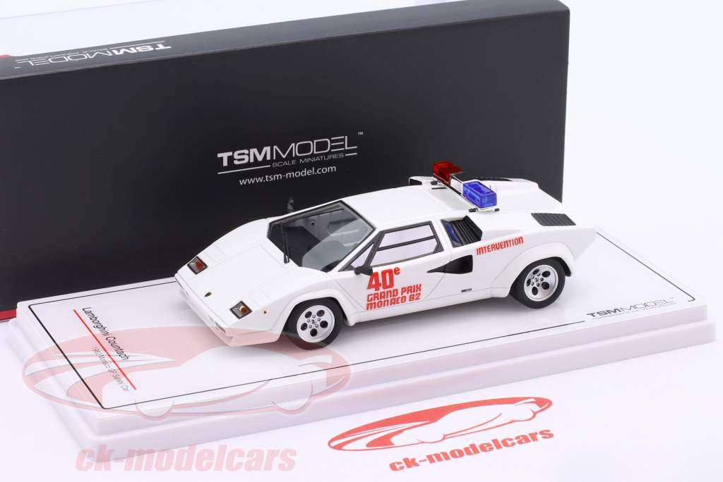 Lamborghini Countach Safety Car Monaco GP formula 1 1982 1:43 TrueScale