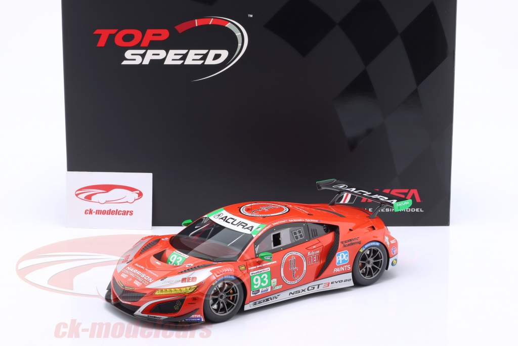 Acura NSX GT3 #93 24h Daytona IMSA 2023 WTR Andretti 1:18 TrueScale