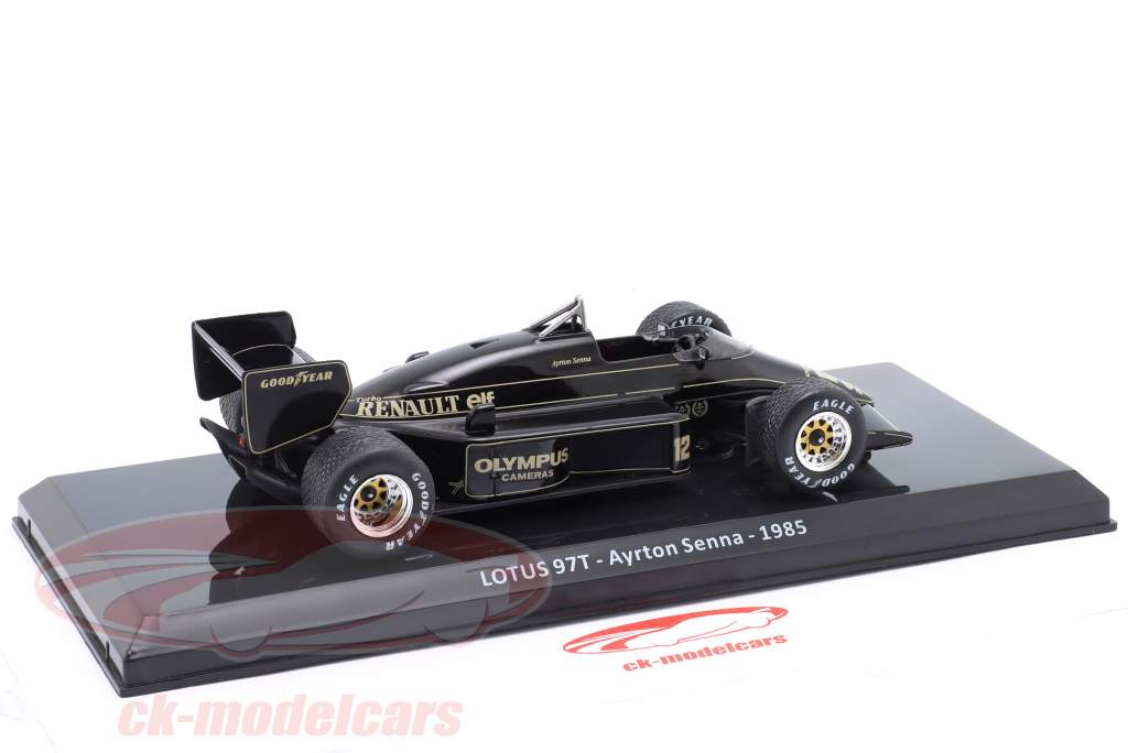 A. Senna Lotus 97T #12 vinder Portugal GP formel 1 1985 1:24 Premium Collectibles