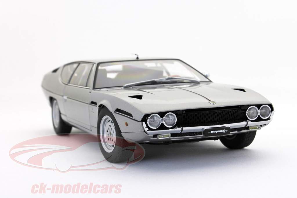 Lamborghini Espada Serie 2 sølvmetallic 1:18 Autoart