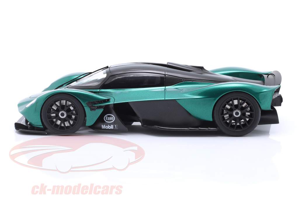 Aston Martin Valkyrie 建设年份 2021 racing 绿色的 1:18 TrueScale