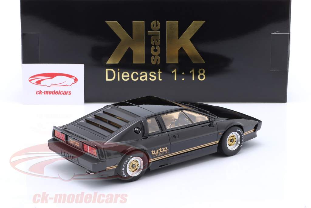 KK-Scale 1:18 Lotus Esprit Turbo 建設年 1981 黒 KKDC181194