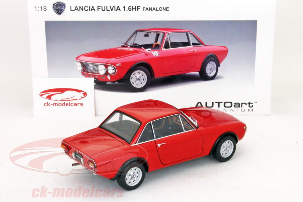 コレクション AUTOart LANCIA FULVIA1.6HF FANALOEN AUTOart 1:18 Lancia Fulvia 1.6 HF Fanalone racing red 74701
