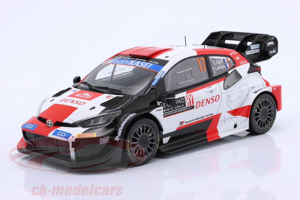 Toyota GR Yaris Rally1 #17 vinder Rallye Monte Carlo 2023 Ogier, Landais 1:18 Ixo