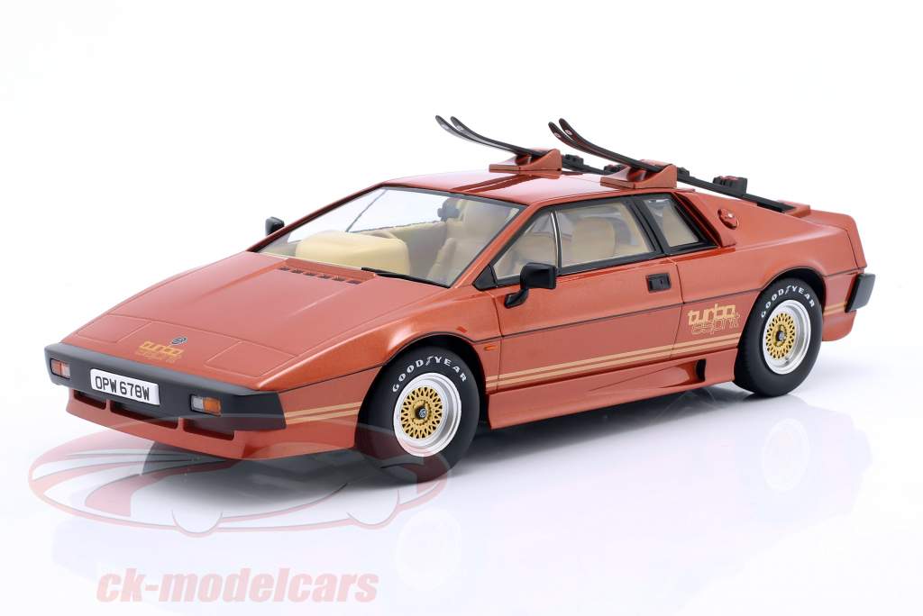 Lotus Esprit Turbo Movie-Version с лыжи 1981 медь 1:18 KK-Scale