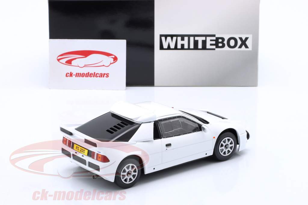 Ford RS 200 建设年份 1984 白色的 1:24 WhiteBox
