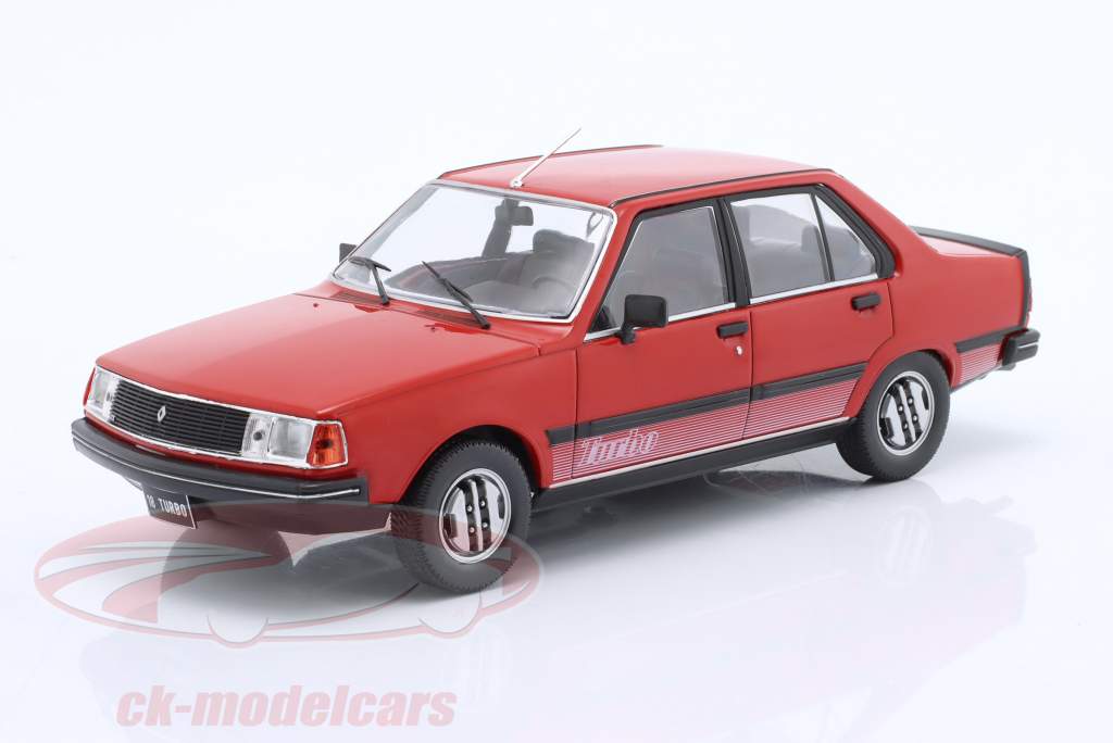Renault 18 Turbo year 1980 red 1:24 WhiteBox