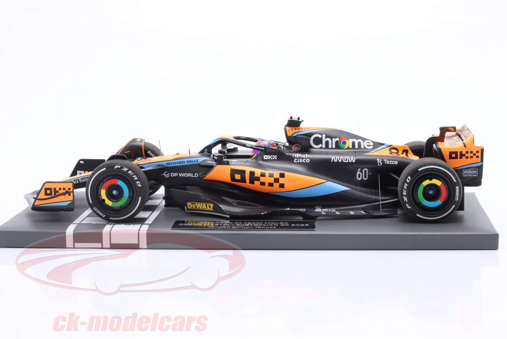 Oscar Piastri McLaren MCL60 #81 octavo Australia GP fórmula 1 2023 1:18 Minichamps