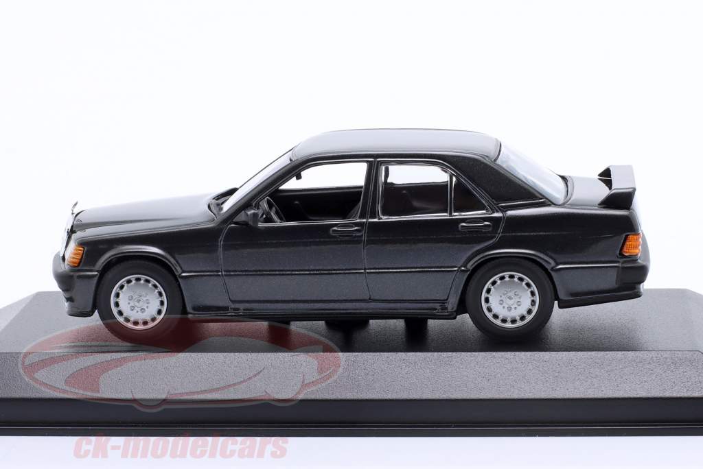 Mercedes-Benz 190E 2.3-16 (W201) year 1984 black metallic 1:43 Minichamps
