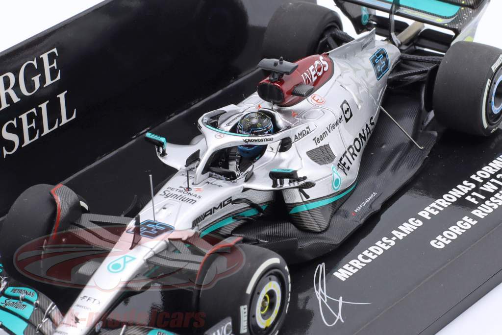 G. Russell Mercedes-AMG F1 W13 E #63 British GP Formula 1 2022 1:43 Minichamps