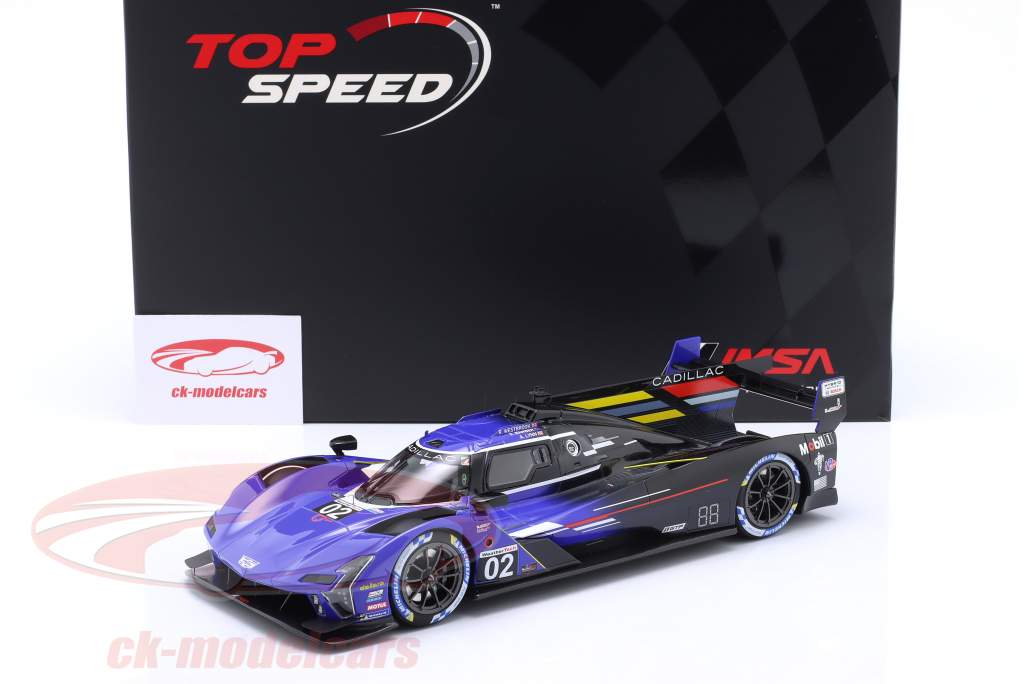 Cadillac V-Series.R #02 4ème 24h Daytona IMSA 2023 Cadillac Racing 1:18 TrueScale