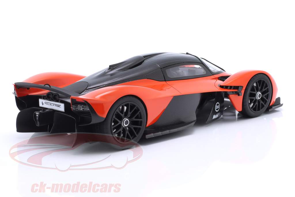 Aston Martin Valkyrie Byggeår 2021 maksimal orange 1:18 TrueScale