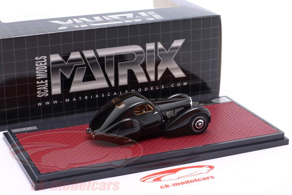 Bugatti Type 51 Dubos Coupe Año de construcción 1931 negro 1:43 Matrix