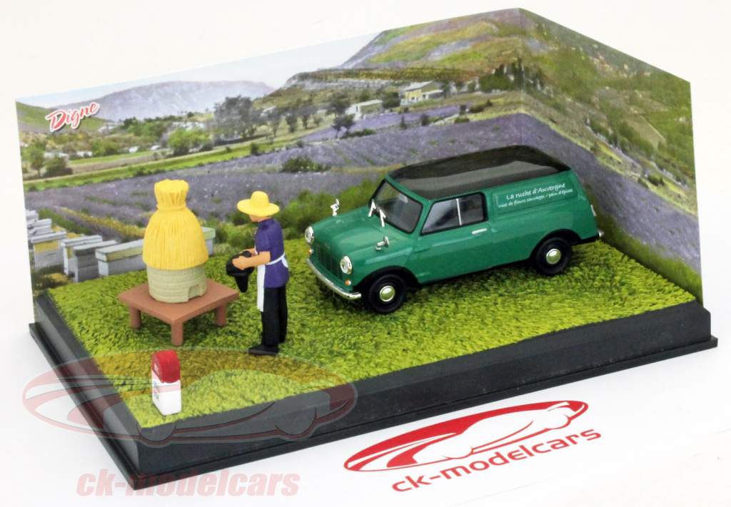 Morris Mini Van Altaya Dioramaset the beekeeper 1:43 Ixo