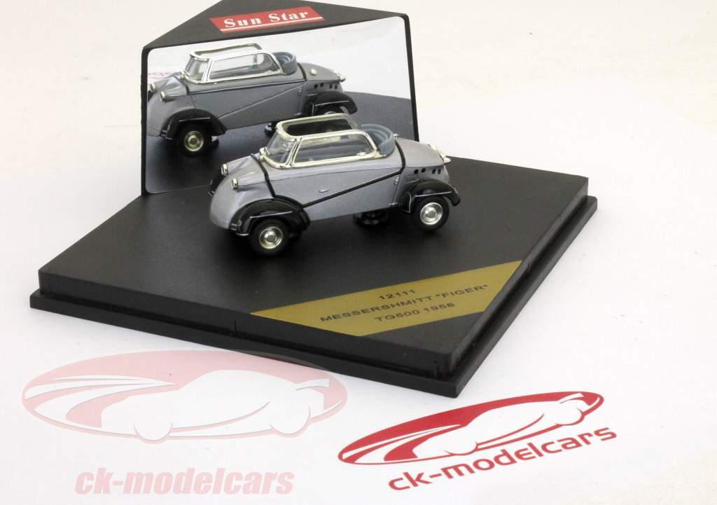 メッサーシュミット　VITESSE Vitesse 1:43 銀/ 分フィテッセ1958年以来メッサーシュミット