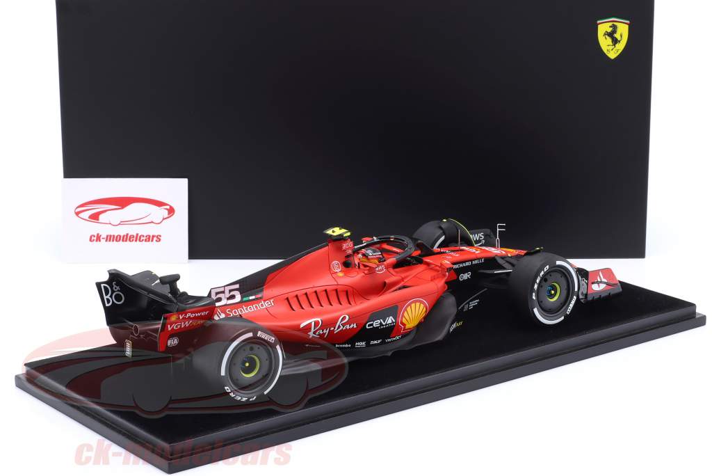 Carlos Sainz Ferrari SF-23 #55 4th Bahrain GP Formula 1 2023 1:18 LookSmart