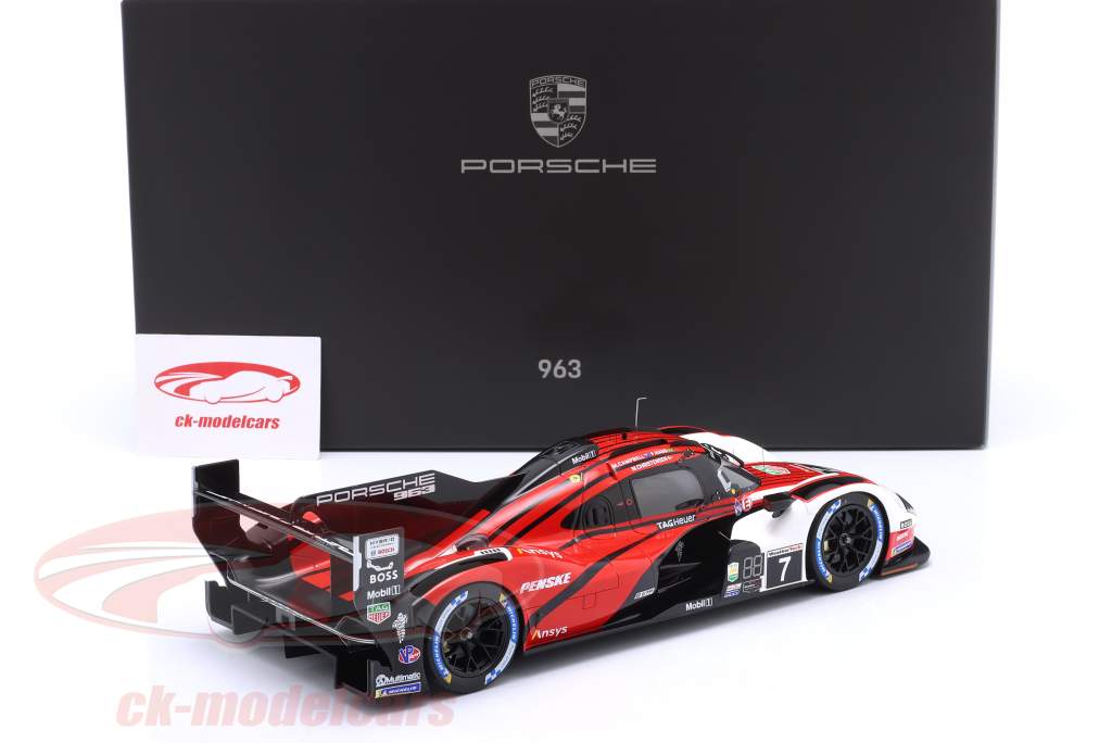 Penske Porsche 963 #7 24h Daytona 2023 Campbell, Christensen, Nasr 1:18 Spark
