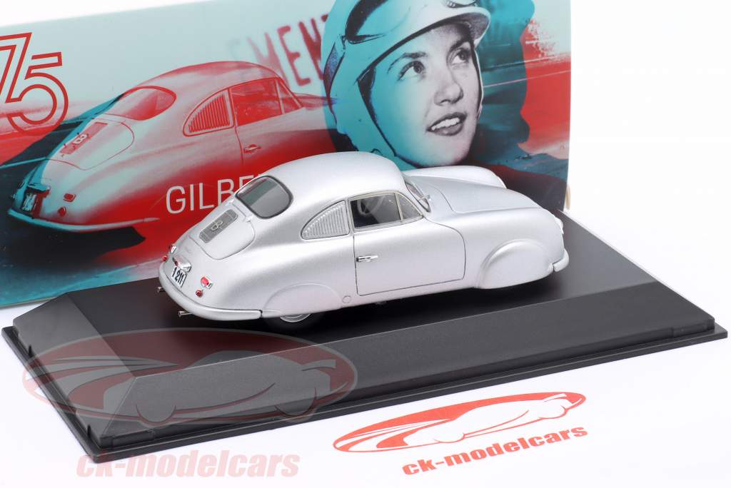 Porsche 356 SL Gilberte Thirion argento 1:43 Spark