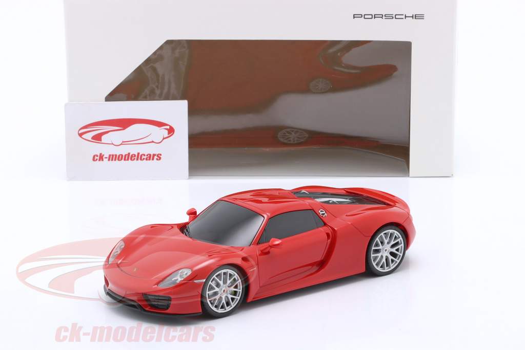 Welly 1:24 Porsche 918 Spyder R/C vehicle guards red