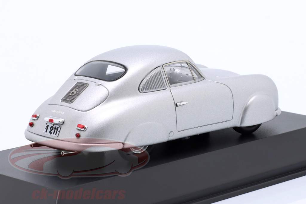 Porsche 356 SL Gilberte Thirion plata 1:43 Spark