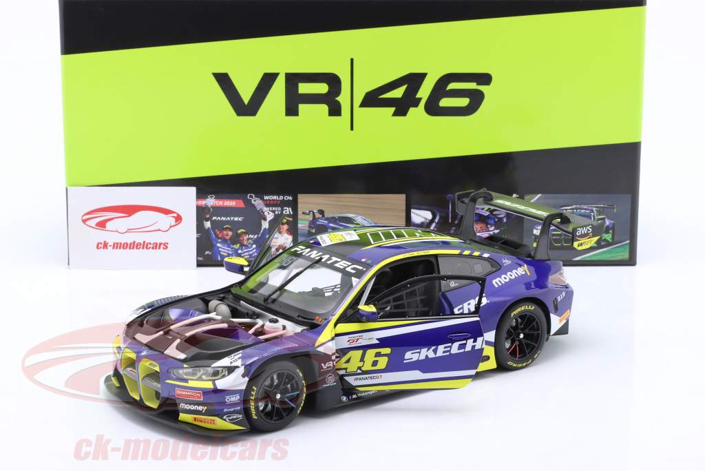 世界限定749台VR46 BMW M4 GT3 1/18 minichamps ミニチャンプス 113232246 1/18 BMW M4 GT3 #46 テストカー 2023