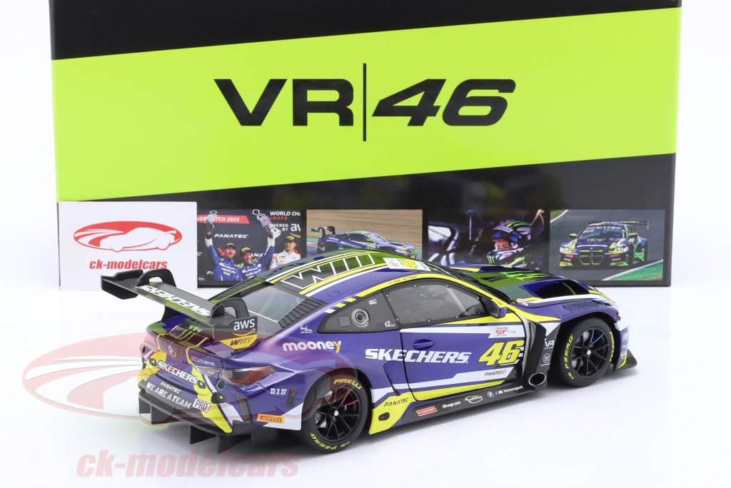 自動車 Minichamps 1:18 limited edition M4 Minichamps 1:18 BMW M4 GT3 #46 First Podium GTWCE Brands