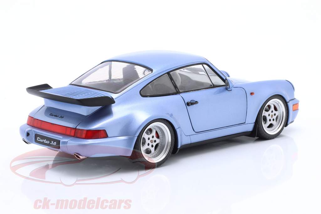 Porsche 911 (964) Turbo Année de construction 1990 horizon bleu métallique 1:18 Solido