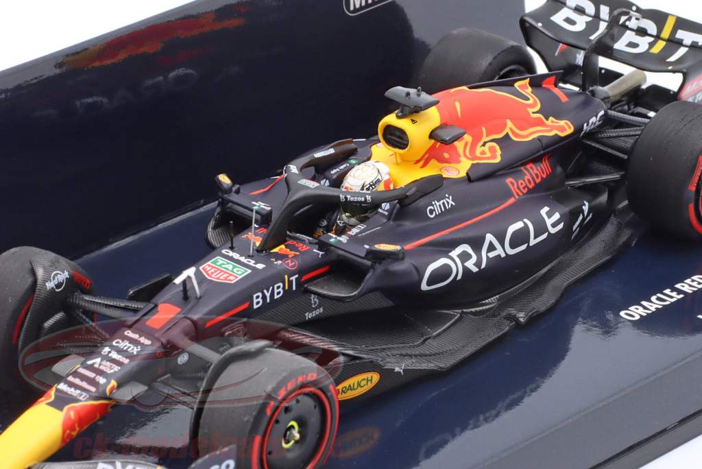 M. Verstappen Red Bull RB18 #1 Sieger Belgien GP Formel 1 Weltmeister 2022 1:43 Minichamps