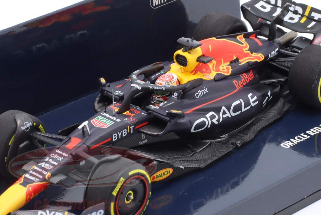 M. Verstappen Red Bull RB18 #1 vincitore Olandese GP formula 1 Campione del mondo 2022 1:43 Minichamps