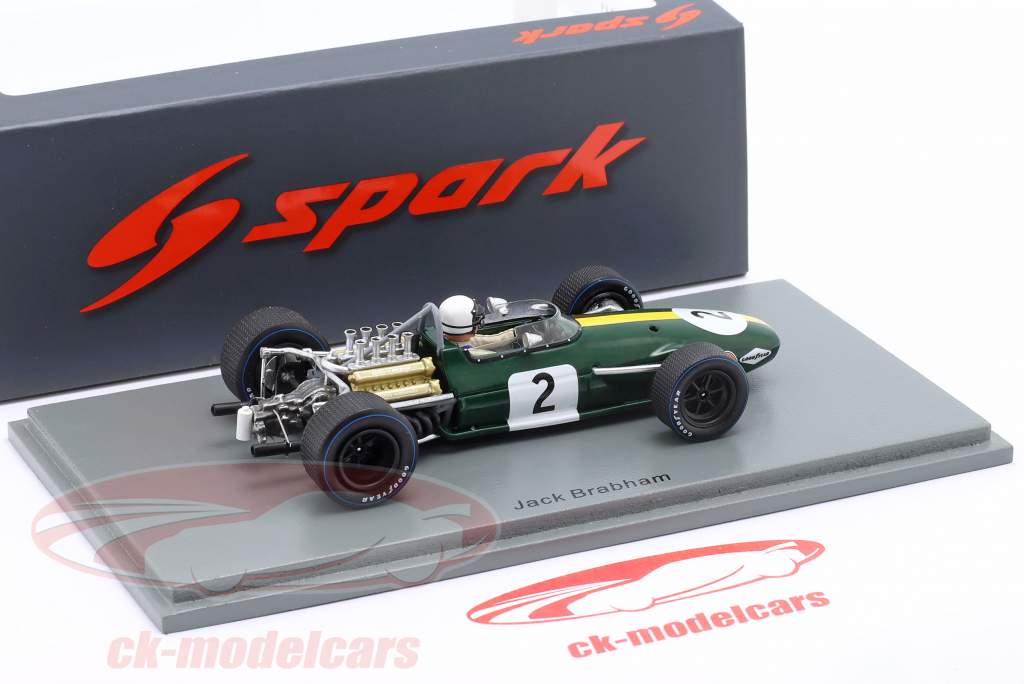 Jack Brabham Brabham BT26 #2 Monaco GP Formula 1 1968 1:43 Spark