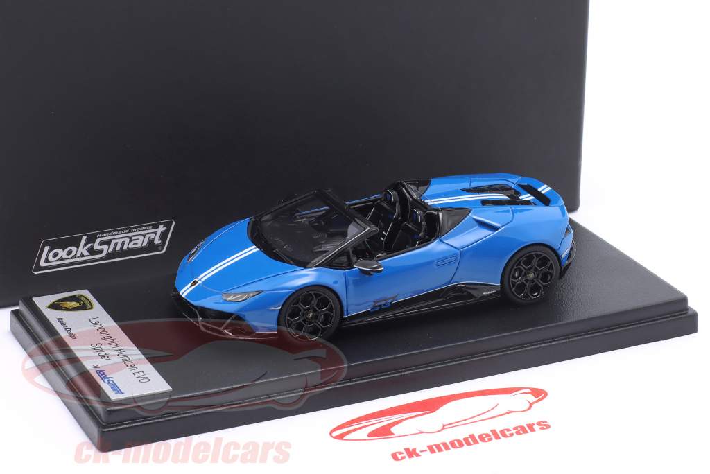 Lamborghini Huracan Evo Spyder 60th blå 1:43 LookSmart