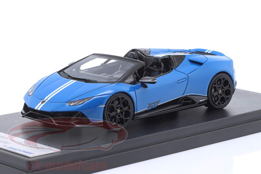 Lamborghini Huracan Evo Spyder 60th blå 1:43 LookSmart
