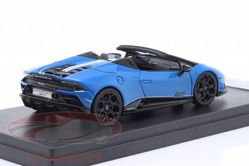 Lamborghini Huracan Evo Spyder 60th blå 1:43 LookSmart