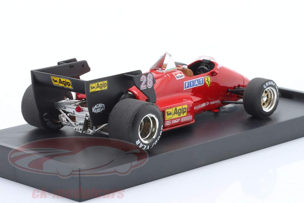 R. Arnoux Ferrari 126 C4 #28 3rd Belgien GP Formel 1 1984 1:43 Brumm