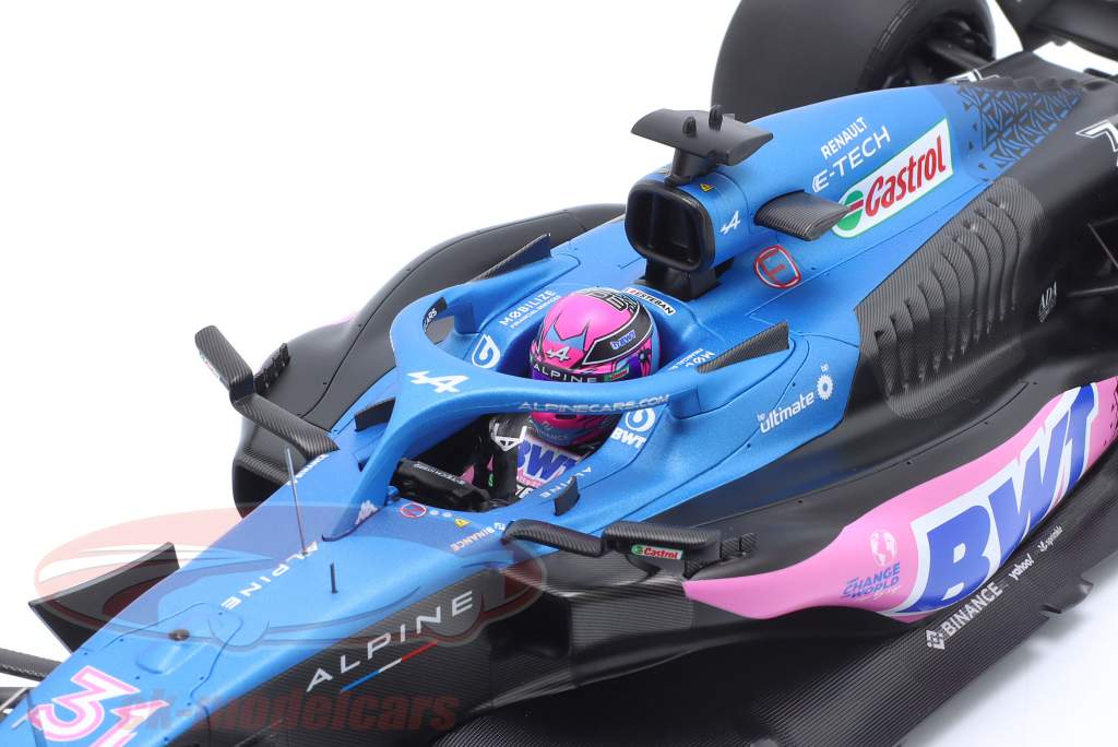 Esteban Ocon Alpine A523 #31 noveno Miami GP fórmula 1 2023 1:18 Minichamps
