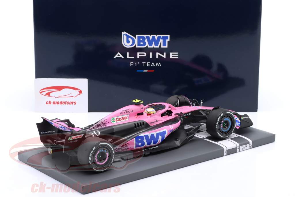Pierre Gasly Alpine A523 #10 9th Bahrain GP Formel 1 2023 1:18 Minichamps