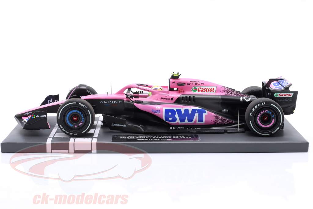 Pierre Gasly Alpine A523 #10 noveno Bahréin GP fórmula 1 2023 1:18 Minichamps