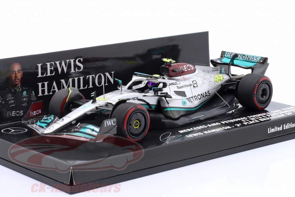 L. Hamilton Mercedes-AMG F1 W13 #44 2ème Brésil GP formule 1 2022 1:43 Minichamps
