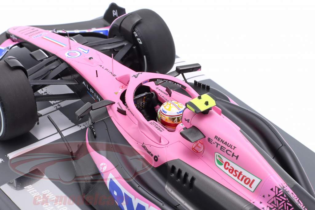 Pierre Gasly Alpine A523 #10 noveno Bahréin GP fórmula 1 2023 1:18 Minichamps