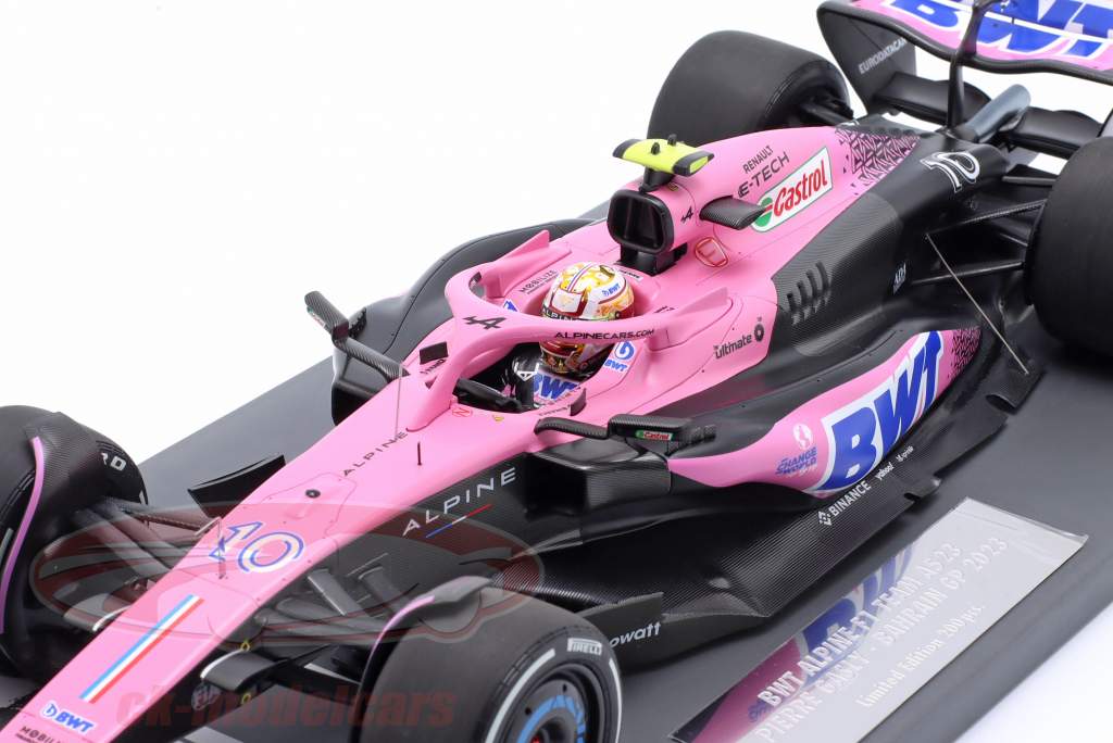 Pierre Gasly Alpine A523 #10 9th Bahrain GP Formel 1 2023 1:18 Minichamps