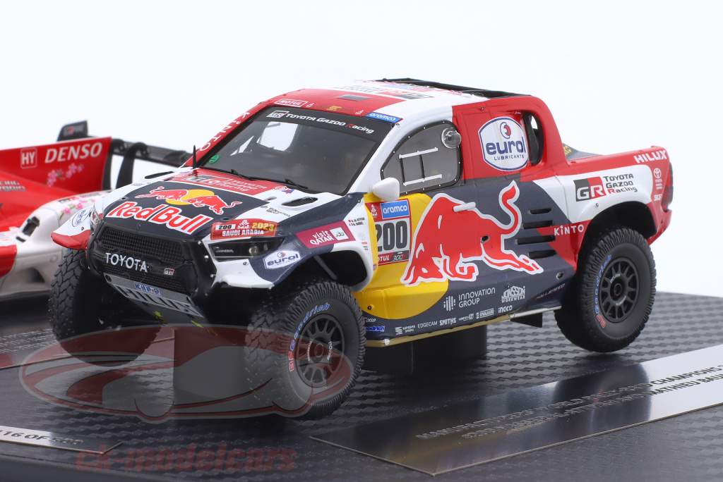 3-Car Set Toyota Gazoo Racing Triple Champion 2023 1:43 Spark