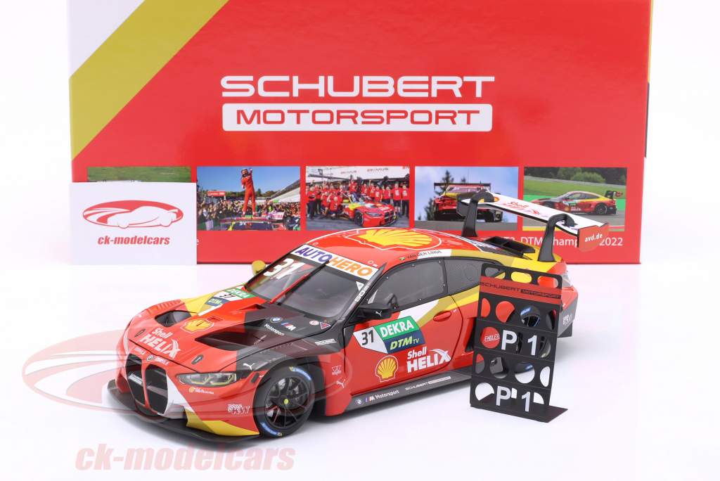 Minichamps 1:18 BMW M4 GT3 #31 DTM チャンピオン Hockenheim