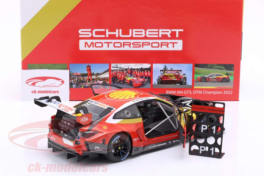 BMW M4 GT3 #31 DTM kampioen Hockenheim 2022 Sheldon van der Linde 1:18 Minichamps