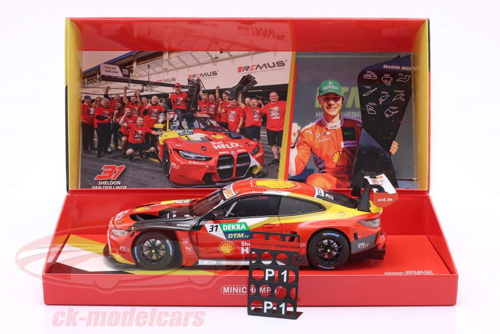 BMW M4 GT3 #31 DTM kampioen Hockenheim 2022 Sheldon van der Linde 1:18 Minichamps