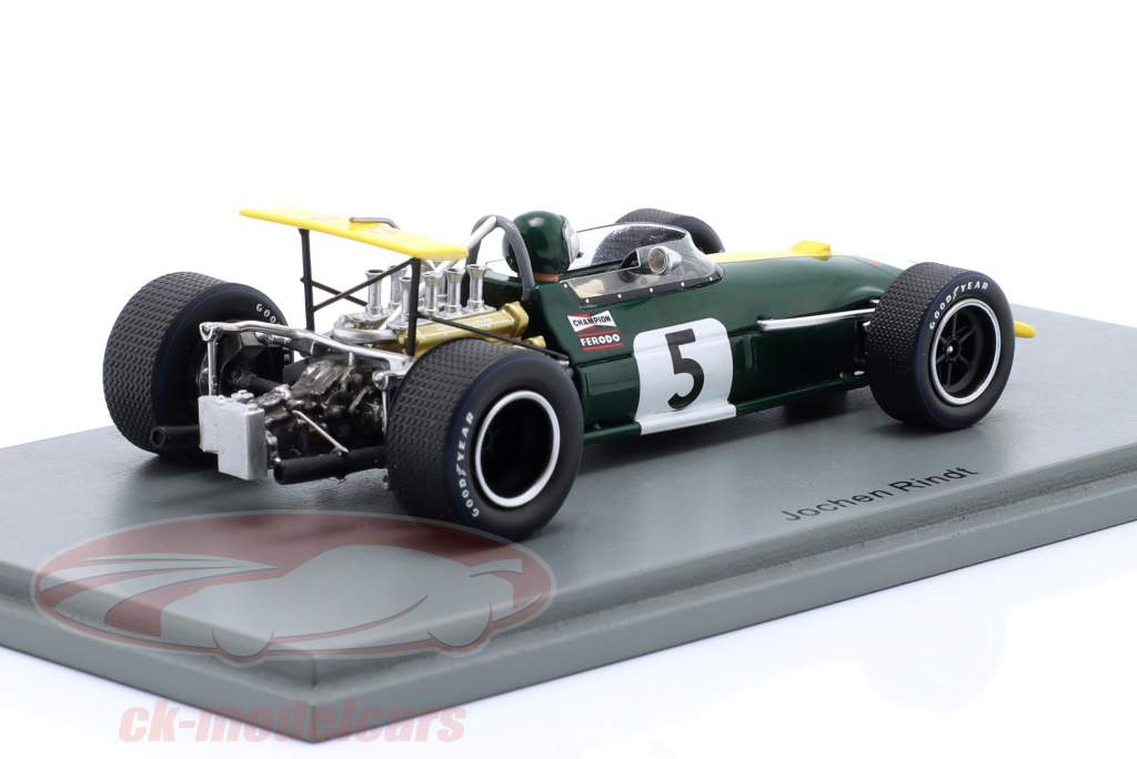Spark 1:43 Jochen Rindt Brabham BT26 #5 3rd German GP